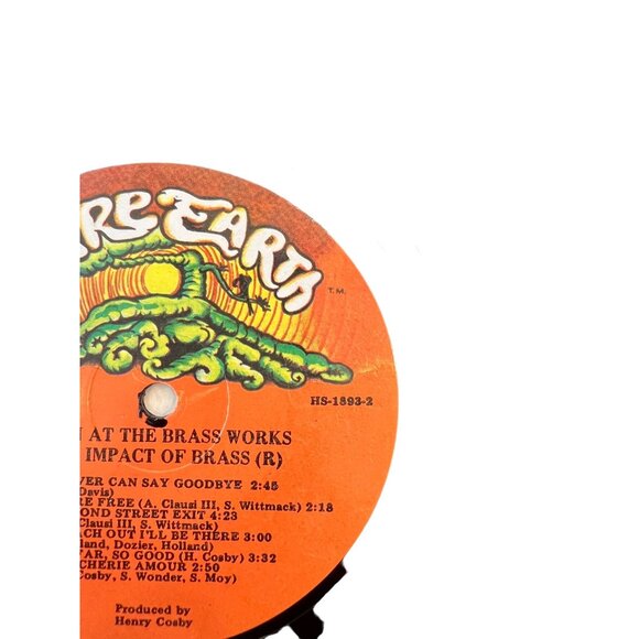 The Impact Of Brass Down At The Brass Works Vinyl Album Rare Earth 70s HS-1893-2 - Picture 3 of 6